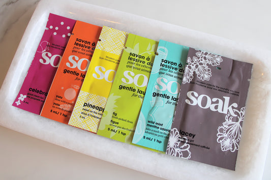 Soak Wash sample packet set