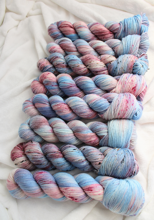 Cotton Candy Sky Dyed to Order - 3 minimum